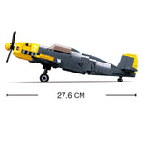 Afobrick Sluban WW2 Military Messerschimitt BF 109, view 3