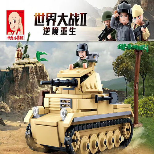 Afobrick SLUBAN Military Panzer II Tank