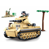 Afobrick SLUBAN Military Panzer II Tank, view 2