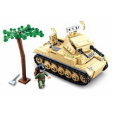 Afobrick SLUBAN Military Panzer II Tank, view 3