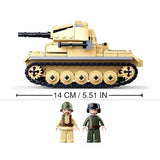Afobrick SLUBAN Military Panzer II Tank, view 5