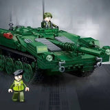 Afobrick Sluban Military STRV-103 Main Battle Tank 692PCS, view 3