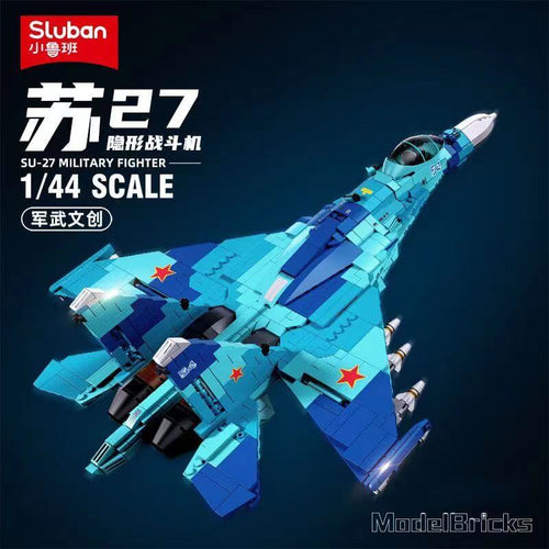Afobrick Sluban Military SU-27 Flanker