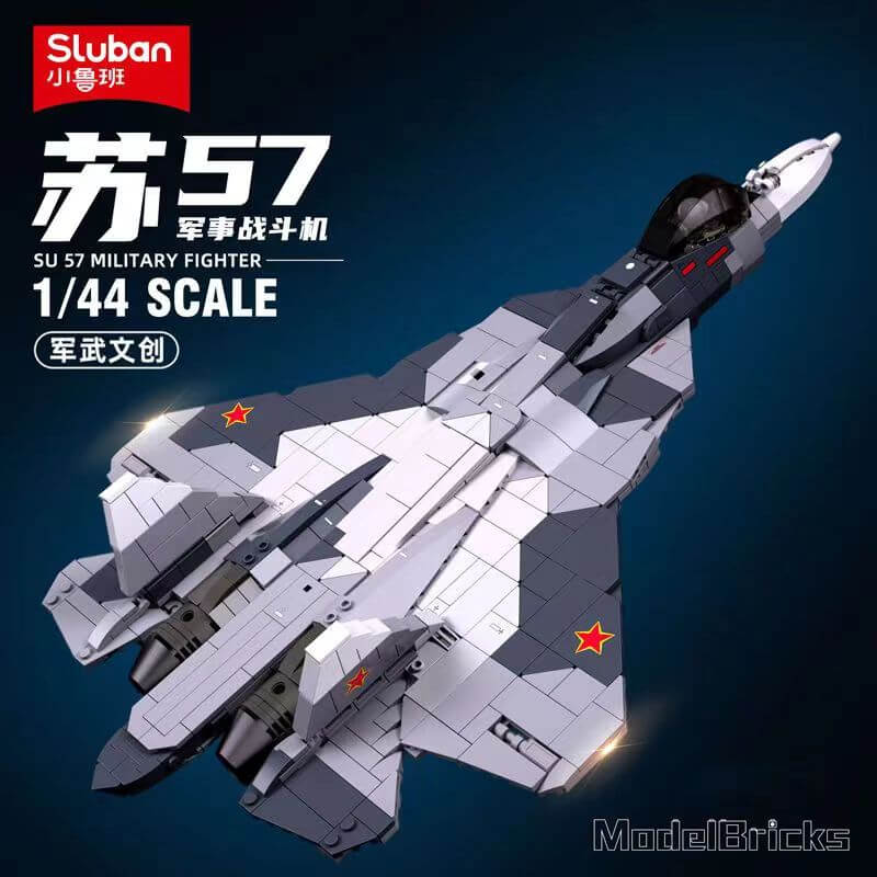 Afobrick Sluban Military SU-57 Flanker