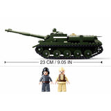 Afobrick Sluban Military SU-85 Tank Destroyer, view 4