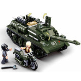 Afobrick Sluban Military SU-85 Tank Destroyer, view 5