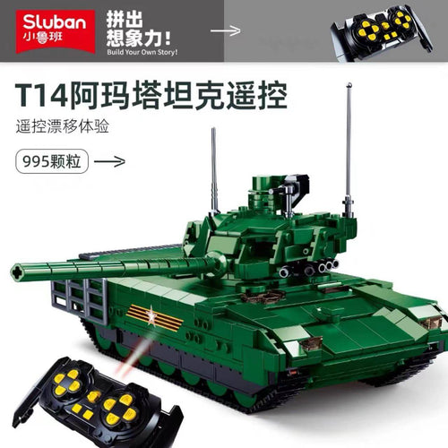 Afobrick SLUBAN Military T-14 Armata RC Main Battle Tank