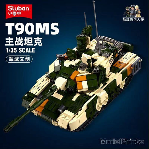 Afobrick Sluban Military T90MS Tank