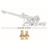 Afobrick SLUBAN Military UK M777 light howitzer, view 4