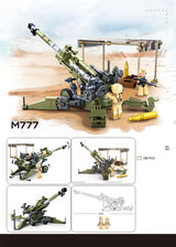 Afobrick SLUBAN Military UK M777 light howitzer, view 5