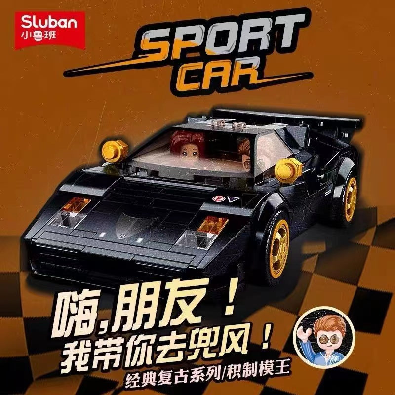 Afobrick Sluban Model Car Lamborghini countach