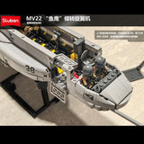 Afobrick Sluban MV-22 Osprey tiltrotor aircraft, view 4