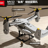 Afobrick Sluban MV-22 Osprey tiltrotor aircraft, view 5