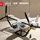 Afobrick Sluban MV-22 Osprey tiltrotor aircraft, view 6