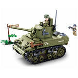 Afobrick Sluban Normandy Landing US Army M5 Stuart Tank, view 2