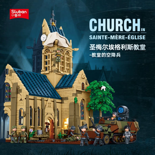 Afobrick Sluban Paratroopers at the Church of Saint-Mer-Eglis