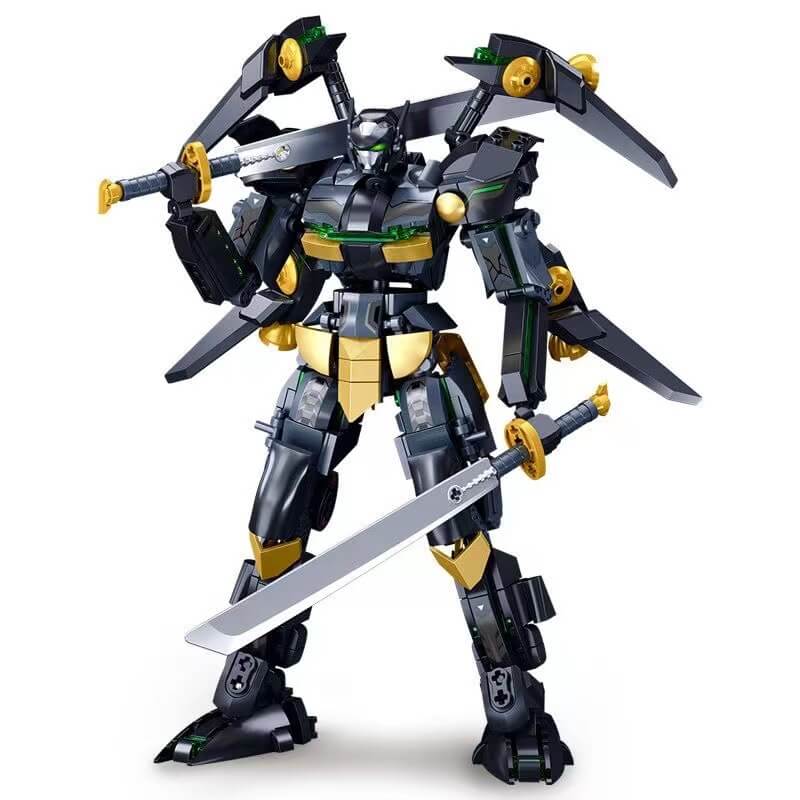 Afobrick Sluban Robot Black Bat Mecha