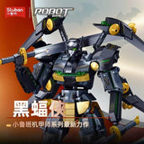 Afobrick Sluban Robot Black Bat Mecha, view 2