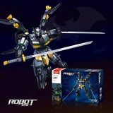 Afobrick Sluban Robot Black Bat Mecha, view 3