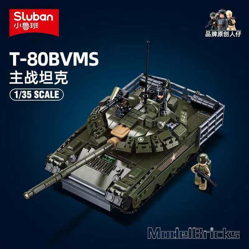 Afobrick Sluban T-80BVMS Main Battle Tank