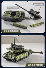 Afobrick Sluban T-90M Military Main Battle Tank, view 3