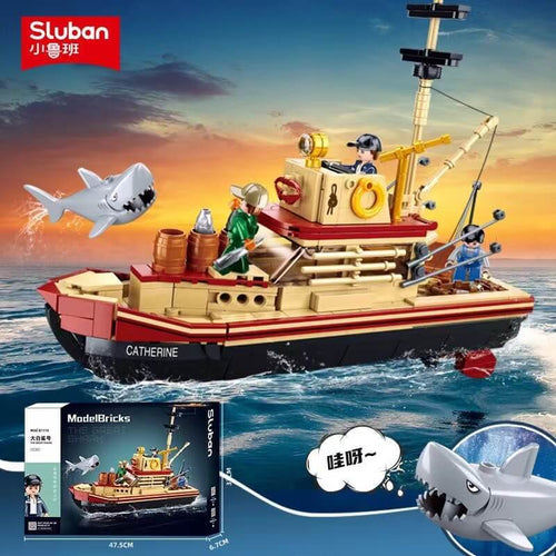 Afobrick SLUBAN The Great Shark Fishing Boat