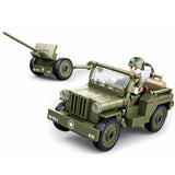 Afobrick SLUBAN World War II Normandy Landing US WILLYS Jeeped, view 2