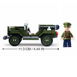 Afobrick SLUBAN World War II Normandy Landing US WILLYS Jeeped, view 4