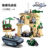 Afobrick SLUBAN WW2 Pacific Storm Battle of Iwo Jima, view 2