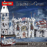 Afobrick Super 18K K101 Game of Thrones Winterfell 2217pcs, view 2