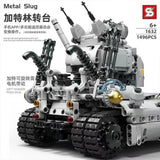Afobrick SY BLOCK 1632 Metal Slug 2 Steam Tank 1496pcs, view 2