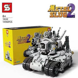 Afobrick SY BLOCK 1632 Metal Slug 2 Steam Tank 1496pcs, view 3
