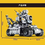 Afobrick SY BLOCK 1632 Metal Slug 2 Steam Tank 1496pcs, view 4
