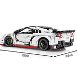 Afobrick SY BLOCK 8882 Nissan GTR 4098pcs, view 6