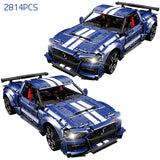 Afobrick TGL T5017 Shelby GT500 1:10 2814pcs, view 4