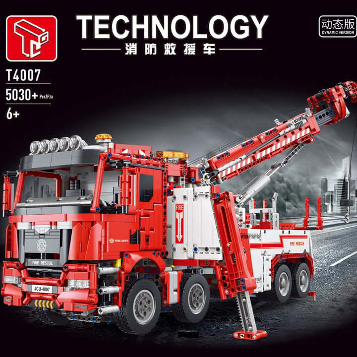 Afobrick TGL T4007 Fire Rescue Vehicle RC 5030PCSpcs