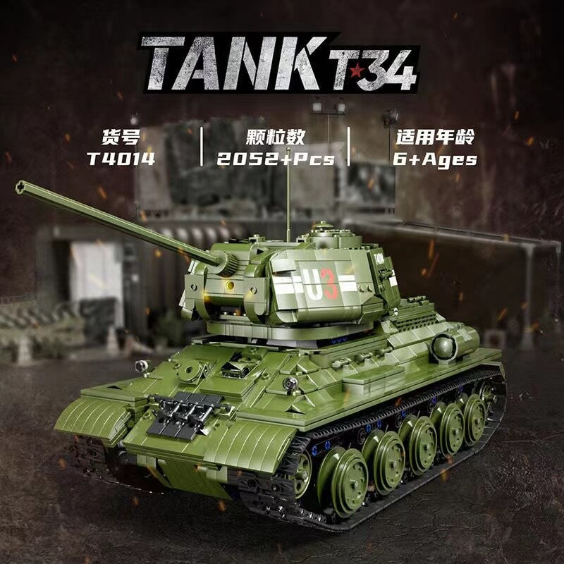Afobrick TGL T4014 Tank T34 RC