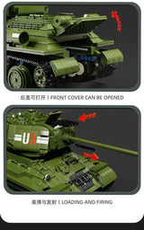 Afobrick TGL T4014 Tank T34 RC, view 4