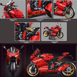 Afobrick TGL T4020 Ducati 1299 Panigale S 1:5 1809pcs, view 5