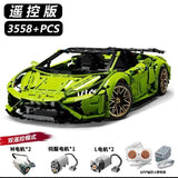 Afobrick TGL T5003 Lamborghini Huracán Evo Spyder 3558pcs, view 6