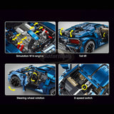 Afobrick TGL T5004 Bugatti Divo Blue 3782pcs, view 4