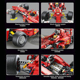 Afobrick TGL T5007 Formula One red 1682pcs, view 2