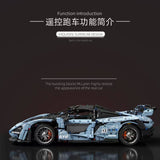 Afobrick TGL T5013A McLaren Senna Blue 3780PCS, view 2