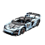 Afobrick TGL T5013A McLaren Senna Blue 3780PCS, view 4