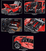 Afobrick TGL T5014 Ford F-150 Raptor Red 3249pcs, view 4