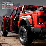 Afobrick TGL T5014 Ford F-150 Raptor Red 3249pcs, view 5