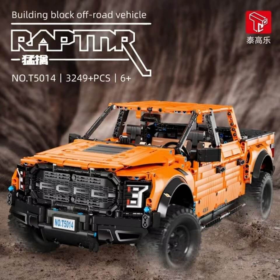 Afobrick TGL T5014 Ford F-150 Raptor orange 3249pcs