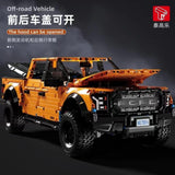 Afobrick TGL T5014 Ford F-150 Raptor orange 3249pcs, view 2