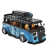 Afobrick TGL T5022A Volkswagen bus Blue 1:8 3299pcs, view 2
