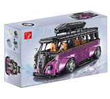 Afobrick TGL T5022B Volkswagen bus purple 1:8 3299pcs, view 2